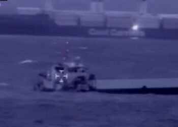 Video: Rescue of Crew After Cargo Ships Collide in the North Sea