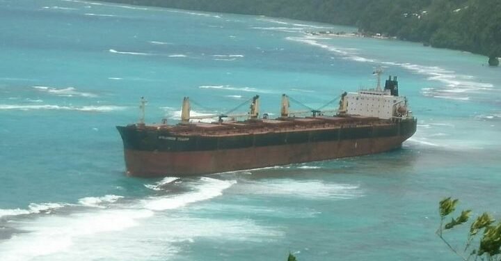 solomon trader aground