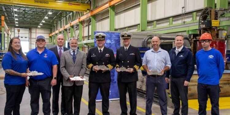 Irving Cuts Steel for Canada's Sixth and Final Arctic and Offshore Patrol Ship