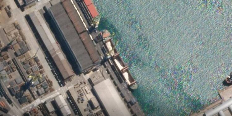 Satellite Images, Data Show Russian Ship 'Looting' Ukrainian Grain