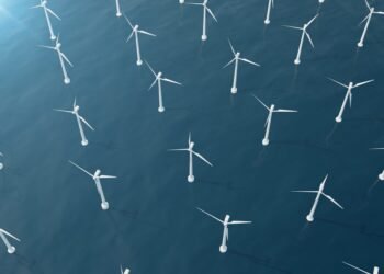 offshore wind turbines rendering