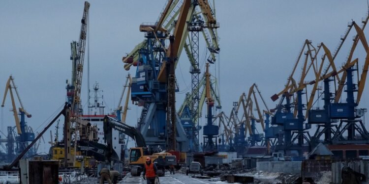 sea of Azov grain port