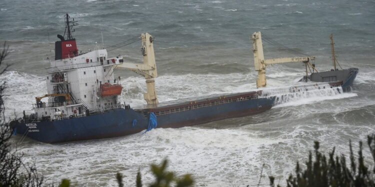 Watch: Dramatic Rescue After Cargo Ship Grounds Near Istanbul