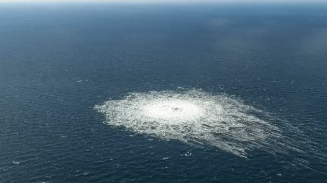 Video: First Imagery of Blast Damage to the Nord Stream Pipelines