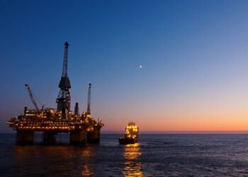 offshore oil and gas rig