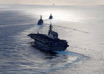Japanese Carrier Drills with British Warship Heading to Contested South China Sea