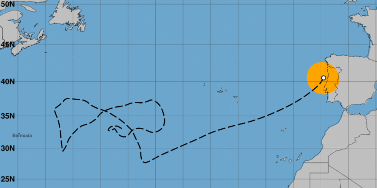 Leslie to Hit Portugal as Strongest Iberian Storm Since 1842