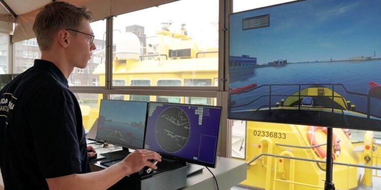 The Port of Rotterdam Authority Testing Autonomous Navigation in Port rotterdam floating lab
