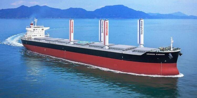 Marubeni Taps 'Suction Sails' for Bulk Carrier