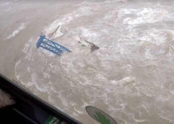 Twelve Bodies Recovered From Waters Off Hong Kong After Typhoon Chaba Sinks Ship