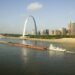 barge mississippi river st louis