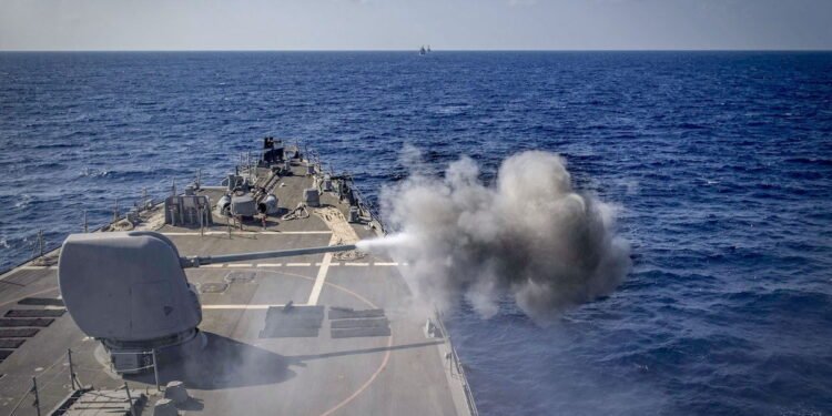 UNITED STATE Navy Conducts Military Exercises in Gulf Amid Iran Tension U.S. Navy Conducts Military Exercises in Gulf Amid Iran Tension
