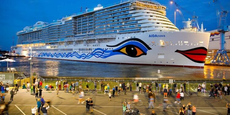 Meyer Werft Floats AIDAnova, the World’s First LNG-Powered Cruise Ship