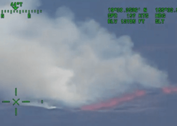 U.S. Coast Guard Helps Monitor Mauna Loa's First Eruption in 38 Years