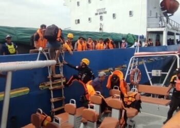 Indonesian Car Carrier Sinks After Colliding with Cargo Ship