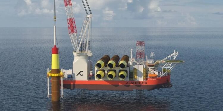 Cadeler's Hybrid Offshore Wind Installation Vessel Booked until 2030