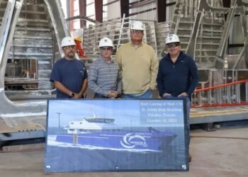 St Johns Lays Keel for Second WINDEA CTV