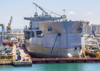 NASSCO Dry Dock Containing Newbuild Military Sealift Command Ship Accidentally Floods