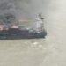 Containership Abandoned in Bay of Bengal Due to Major Fire