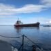 Dutch Cargo Ship Aground in the Pentland Firth Off Scotland