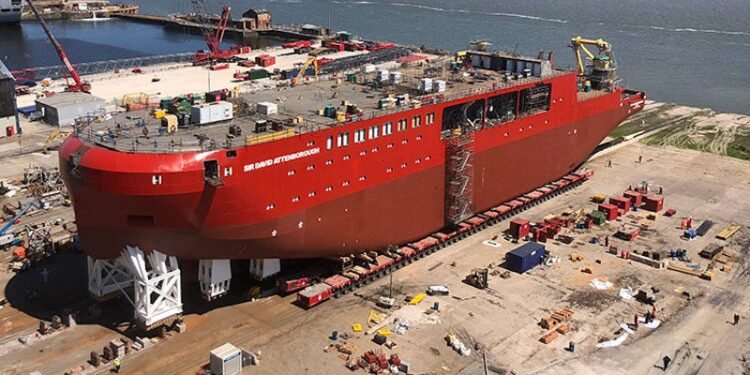 Polar Research Vessel RRS Sir David Attenborough (also known as ‘Boaty’) Launched in the UK Polar Research Vessel RRS Sir David Attenborough (aka ‘Boaty’) Launched in the UK