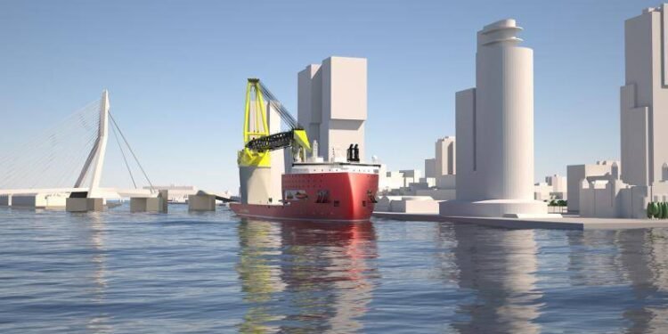 Ulstein Develops High- capability Foundation Installation Vessel Ulstein Develops High-capacity Foundation Installation Vessel