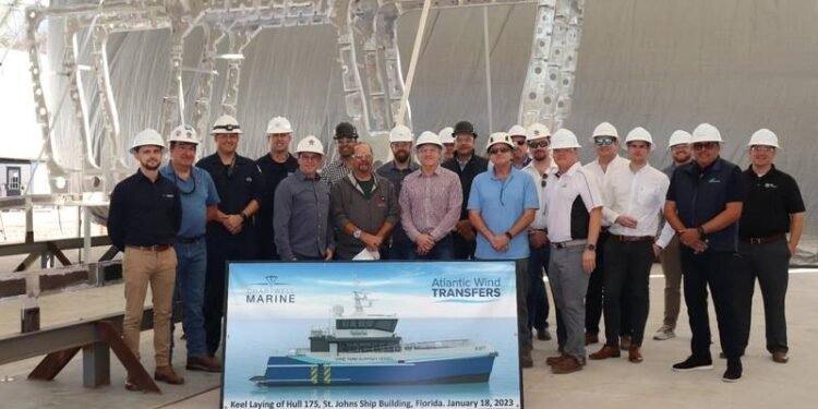 St. Johns Lays Keel for Second Atlantic Wind Transfers CTV