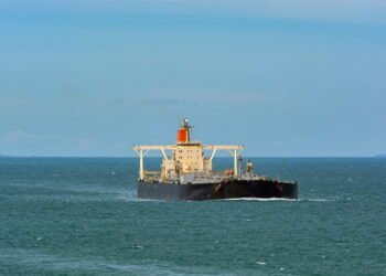 tanker underway