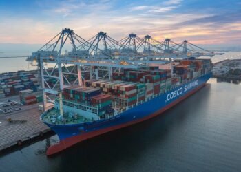 cosco shipping at port of long beach