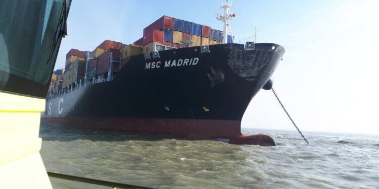 MSC Containership Collides with RoRo in the Netherlands