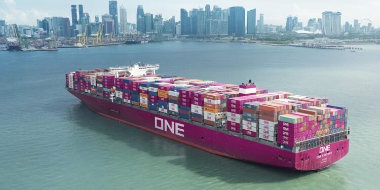 ONE Container ship