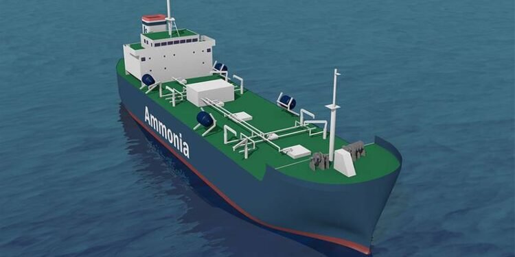 Mitsubishi Shipbuilding and INPEX Complete Ammonia Bunkering Vessel Study