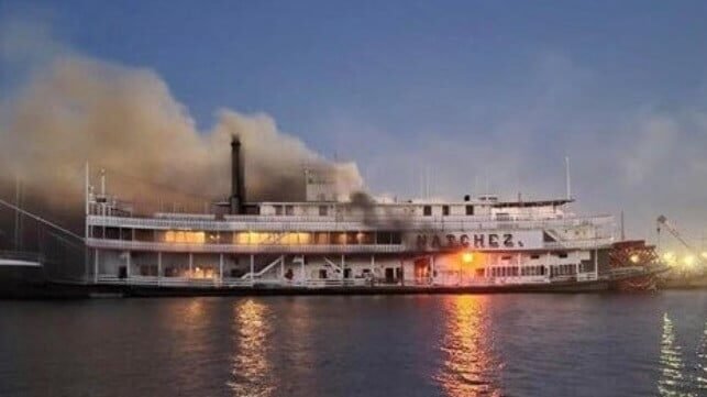 NTSB: Hot Work Near Flammables Caused Fire on Passenger Steamboat