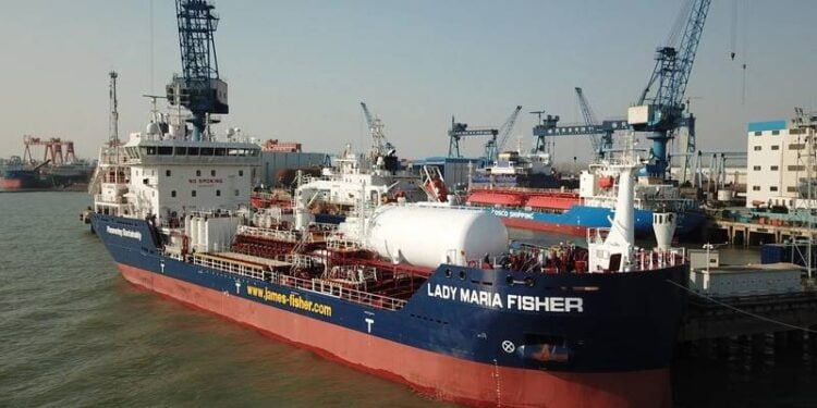 James Fisher's Second Dual- gas Vessel Enters Service James Fisher’s Second Dual-fuel Vessel Enters Service