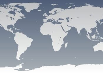 world's oceans map