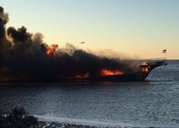 One Person Dies After Fire Engulfs Casino Shuttle Off Florida