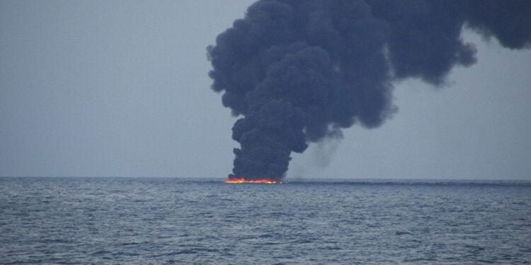 sanchi tanker sinks
