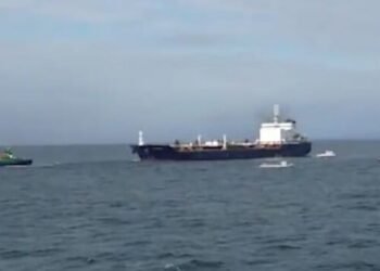 Video: Portugal Tows Burning Tanker to Sea as Weather Front Approaches