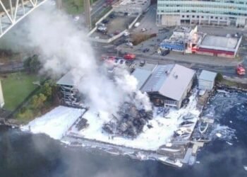 Massive Fire Breaks Out at Seattle Boat Yard