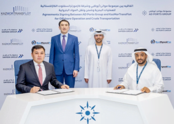 AD Ports, Kazmortransflot in Caspian Sea Offshore Services JV