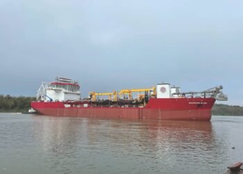 GLDD Preps for its New Hopper Dredge Galveston Island
