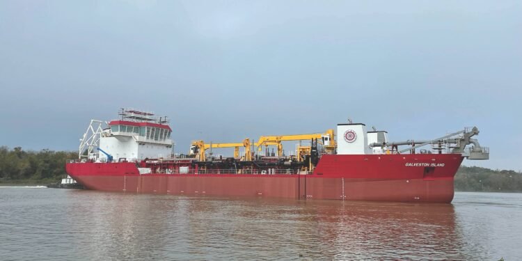GLDD Preps for its New Hopper Dredge Galveston Island