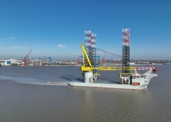Jan De Nul's Giant Jack-up Vessel Delivered in China