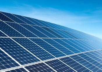 offshore solar panel farm