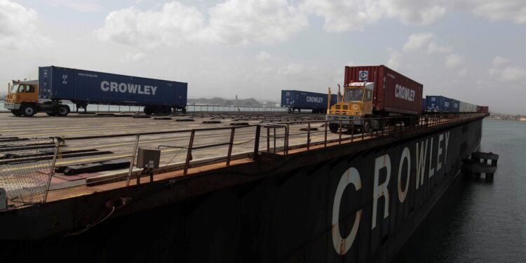 Crowley Adds Six Vessels to Puerto Rico Trade After Storm