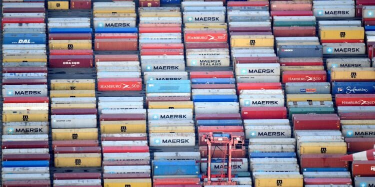 A Sea Of Shipping Containers