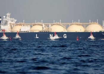 LNG Tanker At Sea