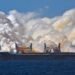 Incredible Incident Photo Shows British Bulk Carrier During Fertilizer Fire