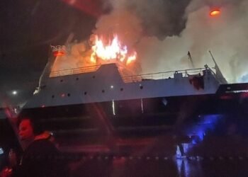 Trident Seafoods Factory Trawler Catches Fire in Tacoma