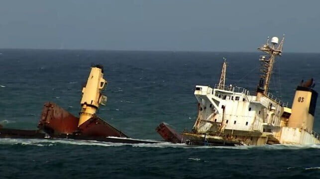 OS 35 Wreck Shifts in Storms Releasing More Oil off Gibraltar